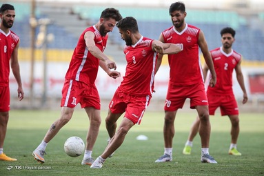 تمرین تیم پرسپولیس پیش از شهرآورد