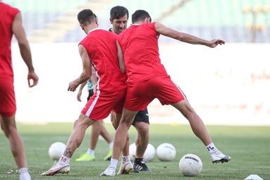 تمرین تیم پرسپولیس پیش از شهرآورد