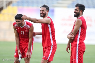 تمرین تیم پرسپولیس پیش از شهرآورد