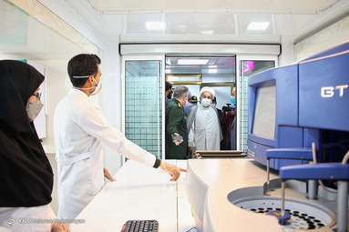 افتتاح بیمارستان سیار تخصصی دفاع زیستی نیروی زمینی سپاه - زاهدان
