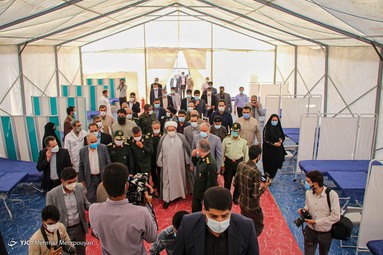 افتتاح بیمارستان سیار تخصصی دفاع زیستی نیروی زمینی سپاه - زاهدان