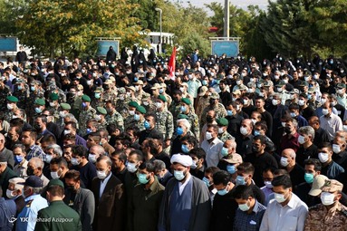 مراسم تشییع پیکر شهید «میلاد جبارپور» - تبریز