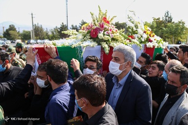 مراسم تشییع پیکر شهید «میلاد جبارپور» - تبریز