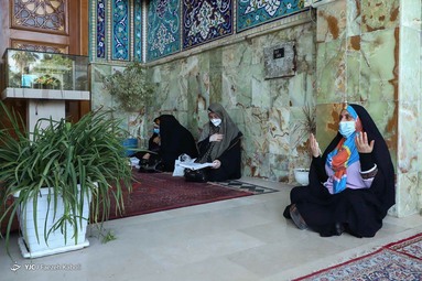 قرائت دعای پرفیض عرفه - امام زاده علی اکبر(ع) گرگان
