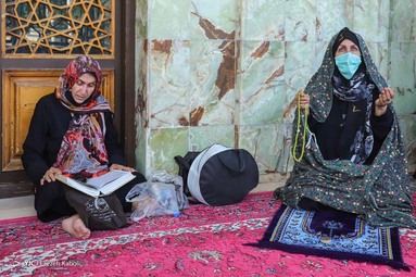 قرائت دعای پرفیض عرفه - امام زاده علی اکبر(ع) گرگان