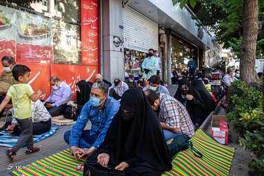 قرائت دعای پر فیض عرفه - خیابان سعدی