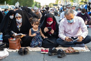 قرائت دعای پر فیض عرفه - خیابان سعدی