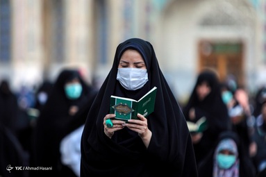 قرائت دعای پرفیض عرفه - حرم مطهر رضوی