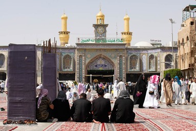 حال و هوایحرم حضرت اباعبدالله الحسین (ع) در آستانه عید قربان - کربلا