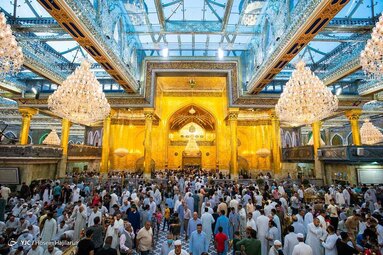 حال و هوایحرم حضرت اباعبدالله الحسین (ع) در آستانه عید قربان - کربلا