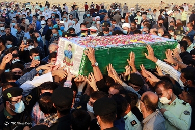 تشییع پیکر شهید «ضرغام پرست» - رامهرمز