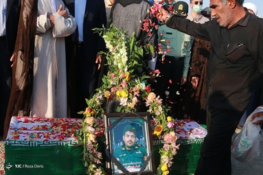 تشییع پیکر شهید «ضرغام پرست» - رامهرمز