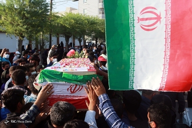 تشییع پیکر شهید «ضرغام پرست» - رامهرمز