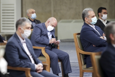 آخرین دیدار رئیس‌جمهور و هیئت دولت دوازدهم با رهبر معظم انقلاب