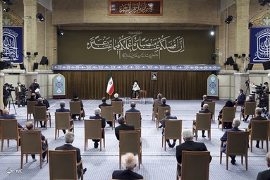 آخرین دیدار رئیس‌جمهور و هیئت دولت دوازدهم با رهبر معظم انقلاب