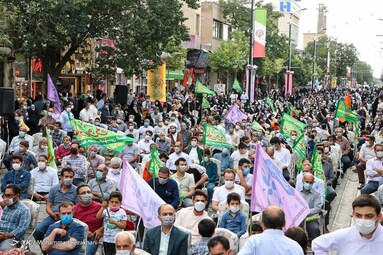 جشن رهروان غدیر  در پیاده راه سبزه میدان - زنجان
