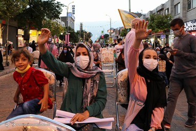 جشن رهروان غدیر  در پیاده راه سبزه میدان - زنجان