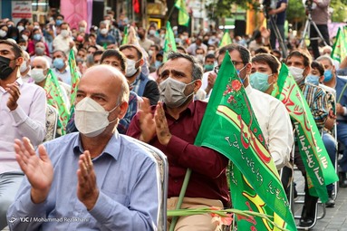 جشن رهروان غدیر  در پیاده راه سبزه میدان - زنجان