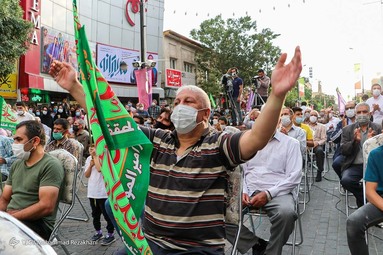 جشن رهروان غدیر  در پیاده راه سبزه میدان - زنجان