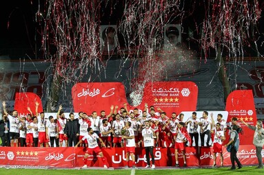 جشن قهرمانی پرسپولیس در لیگ برتر