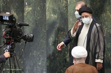مراسم تحلیف سیزدهمین دوره ریاست جمهوری اسلامی ایران در محل مجلس شورای اسلامی