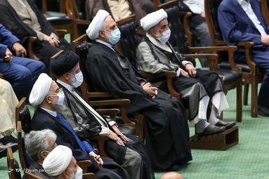 مراسم تحلیف سیزدهمین دوره ریاست جمهوری اسلامی ایران در محل مجلس شورای اسلامی