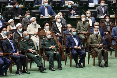 مراسم تحلیف سیزدهمین دوره ریاست جمهوری اسلامی ایران در محل مجلس شورای اسلامی