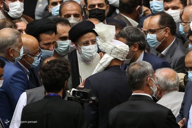 مراسم تحلیف سیزدهمین دوره ریاست جمهوری اسلامی ایران در محل مجلس شورای اسلامی
