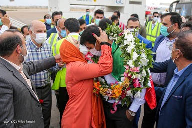 مراسم استقبال از محمد علی و محمدرضا گرایی قهرمان المپیک توکیو ۲۰۲۰ در رشته کشتی فرنگی - شیراز
