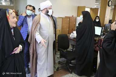 بازدید رئیس سازمان تبلیغات اسلامی از باشگاه خبرنگاران جوان