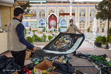 شمیم عزای حسینی در مزار سردار