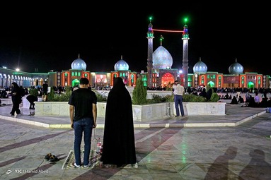 مراسم عزاداری دومین شب محرم -  مسجد مقدس جمکران