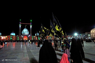 مراسم عزاداری دومین شب محرم -  مسجد مقدس جمکران