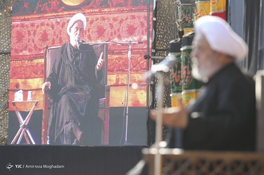 دومین روز از عزاداری سرور و سالار شهیدان با سخنرانی شیخ حسین انصاریان