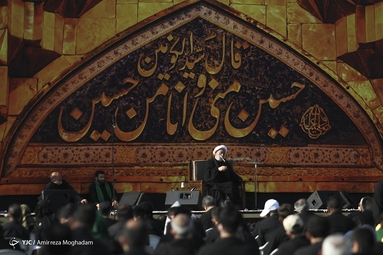 دومین روز از عزاداری سرور و سالار شهیدان با سخنرانی شیخ حسین انصاریان