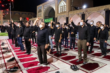 شب سوم محرم در مکتب الزهرای زنجان