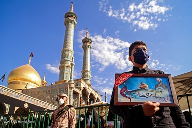 مراسم تشییع و تدفین شهید مدافع حرم «محمد مهدی مالامیری»