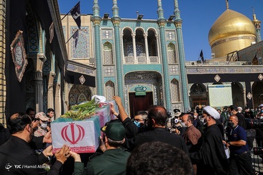 مراسم تشییع و تدفین شهید مدافع حرم «محمد مهدی مالامیری»