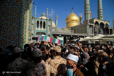مراسم تشییع و تدفین شهید مدافع حرم «محمد مهدی مالامیری»
