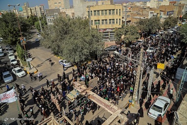 مراسم تشییع و تدفین شهید مدافع حرم «محمد مهدی مالامیری»
