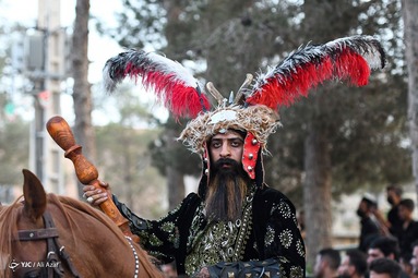 کاروان نمادین ورود امام حسین (ع) به کربلا - فلاورجان