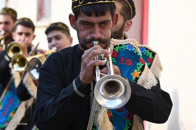 کاروان نمادین ورود امام حسین (ع) به کربلا - فلاورجان