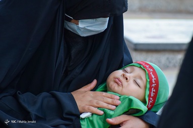 آیین شیرخوارگان حسینی (ع) در اولین جمعه ماه محرم - گلزار شهدای کرمان