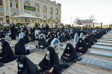 آیین شیرخوارگان حسینی (ع) در اولین جمعه ماه محرم - گلزار شهدای کرمان