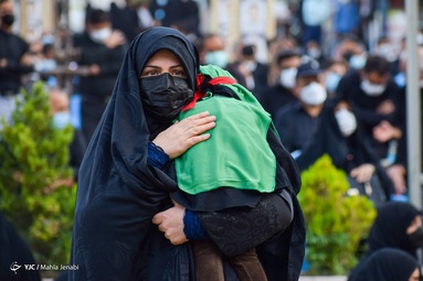 آیین شیرخوارگان حسینی (ع) در اولین جمعه ماه محرم - گلزار شهدای کرمان