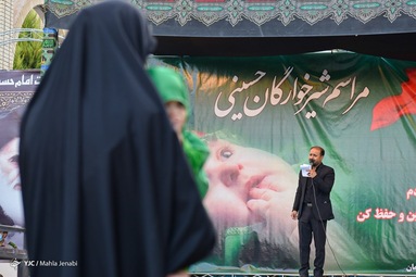 آیین شیرخوارگان حسینی (ع) در اولین جمعه ماه محرم - گلزار شهدای کرمان
