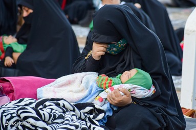 آیین شیرخوارگان حسینی (ع) در اولین جمعه ماه محرم - گلزار شهدای کرمان