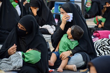 آیین شیرخوارگان حسینی (ع) در اولین جمعه ماه محرم - گلزار شهدای کرمان