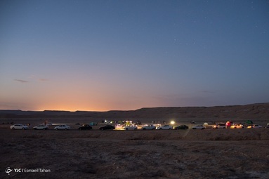رصد کهکشان راه شیری و آسمان شب - روستای بیابانک کویر سمنان