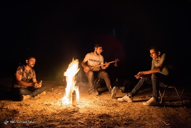 رصد کهکشان راه شیری و آسمان شب - روستای بیابانک کویر سمنان
